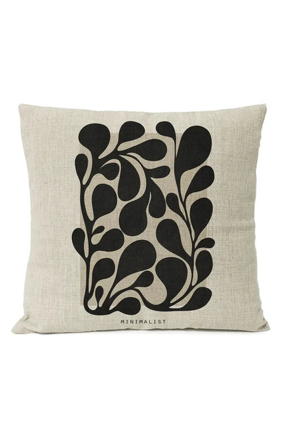 Geometric Black Pillow Cover