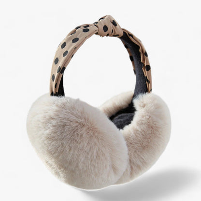 Adjustable Faux Fur Headband – Winter Plush Ear Protectors for Warmth and Style