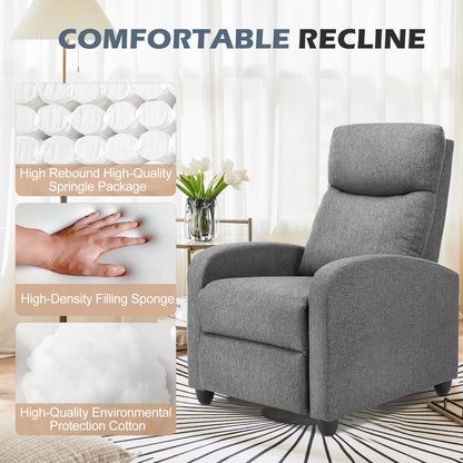 Reclining Massage Chair with Dual Lumbar Support | 8 Settings, 3 Levels, 90°–160° Angle, Footrest & 275 lb Weight Limit