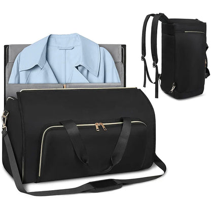 3-in-1 Travel Bag | Clothing Carrier & Backpack | 53 L Capacity