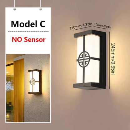 Outdoor Wall Light with Motion Sensor | Waterproof LED | 16W/30W IP65