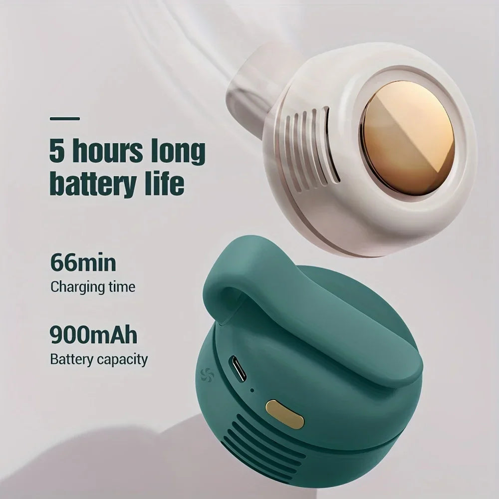 Portable 360° Rotating Mini Fan - Stylish for Kids and Travel