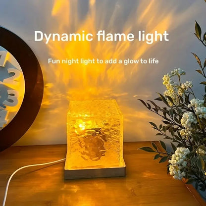 Glow Lamp with Aurora Effect