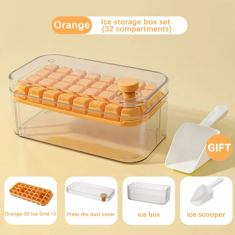 32-Cavity Flexible Ice Maker Tray