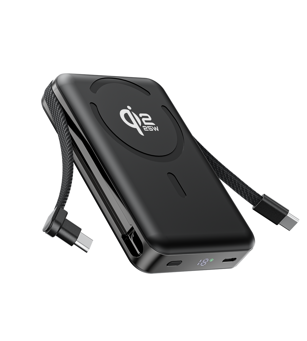 Magnetic Charging Power Bank 10,000 mAh with Stand Feature