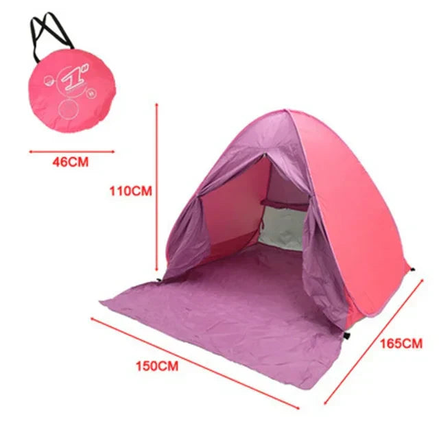 Ultralight Beach Tent with Full Shade – Automatic Pop-Up Design