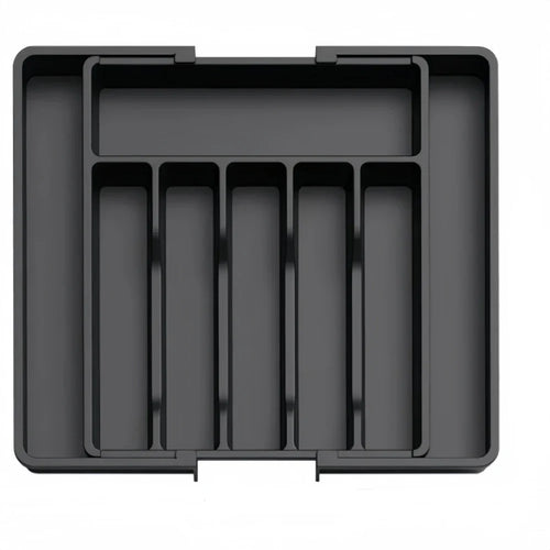 Plastic Storage Tray with 8 Compartments for Kitchen Drawer Organization