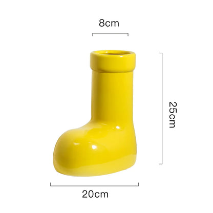 Vase in Ankle Boot Design