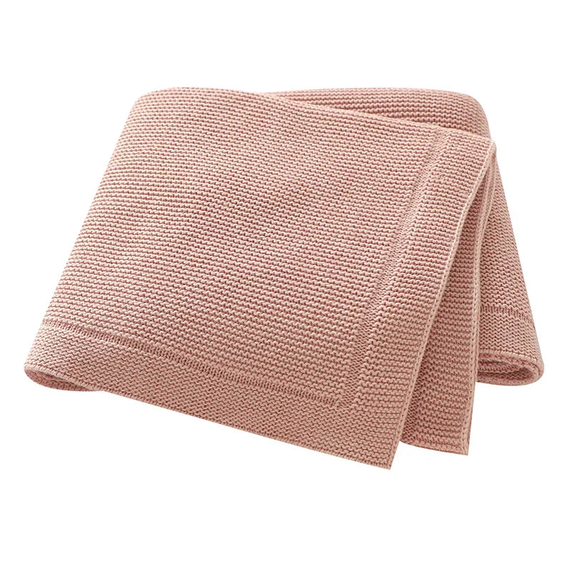 Soft Cotton Baby Blanket 100×80 cm | Breathable All-Season Blanket for Infants | Ideal for Strollers, Crawling & Changing