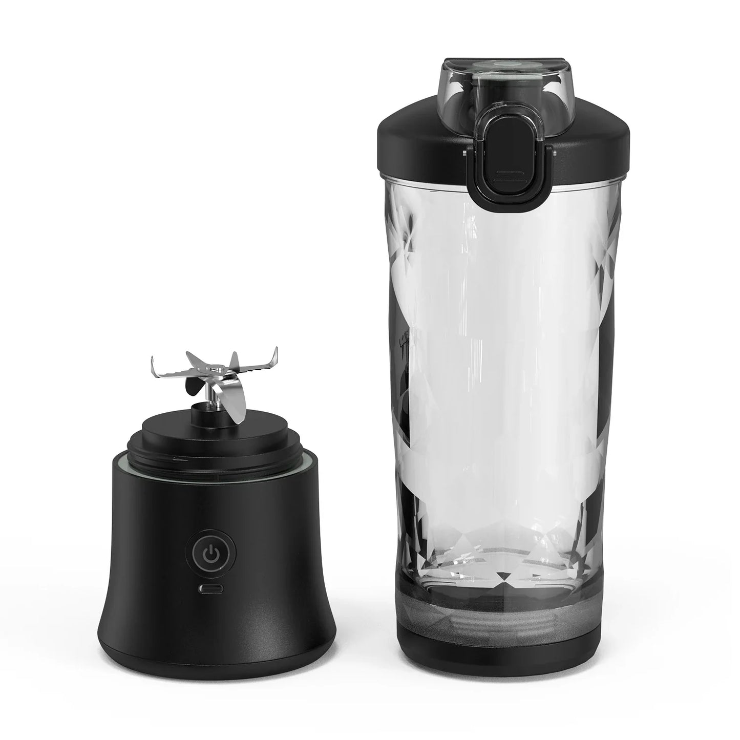 Rechargeable Portable Blender with 6 Blades – 600ML Ice-Crushing