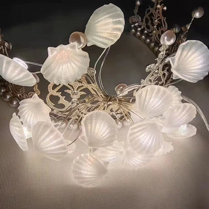 2m LED String Lights with Nautical Designs | 20 Lights | Sea Stars, Shells & Sea Creatures | Battery Operated Decoration for Kids’ Rooms, Birthdays & Weddings