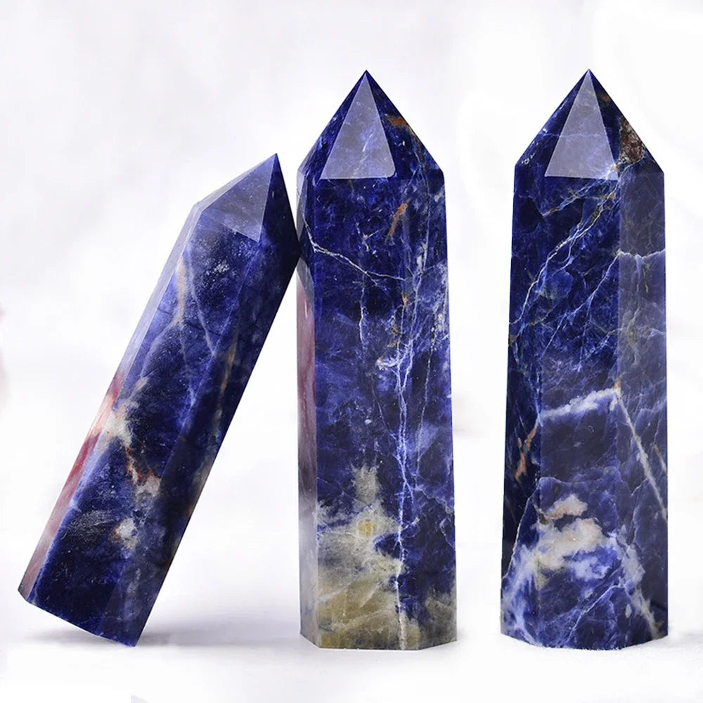 Natural Quartz Crystal Obelisk for Meditation and Chakra Healing Decor