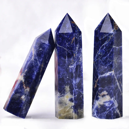 Natural Quartz Crystal Obelisk for Meditation and Chakra Healing Decor