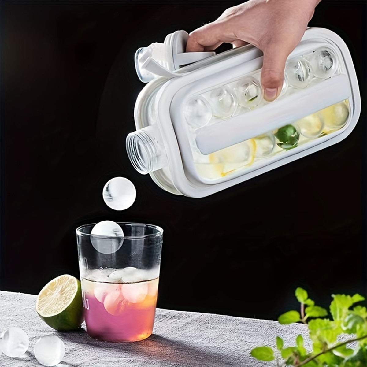 Clear Ice Maker – Produces Crystal-Quality Ice Cubes