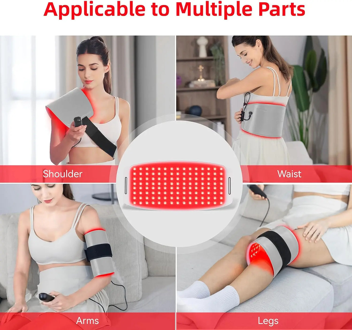 Infrared Light Therapy Wrap for Pain Relief and Muscle Recovery – 660nm & 850nm