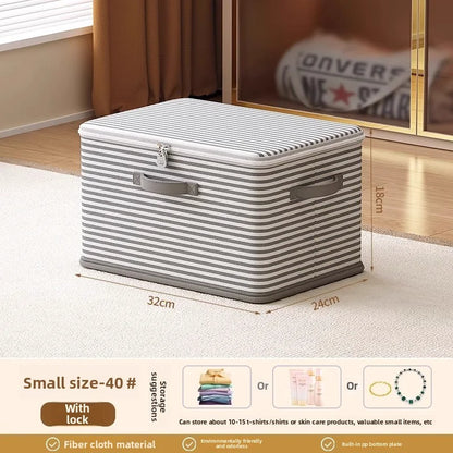 Folding Storage Box with Combination Lock | Perfect for Clothes and Blankets