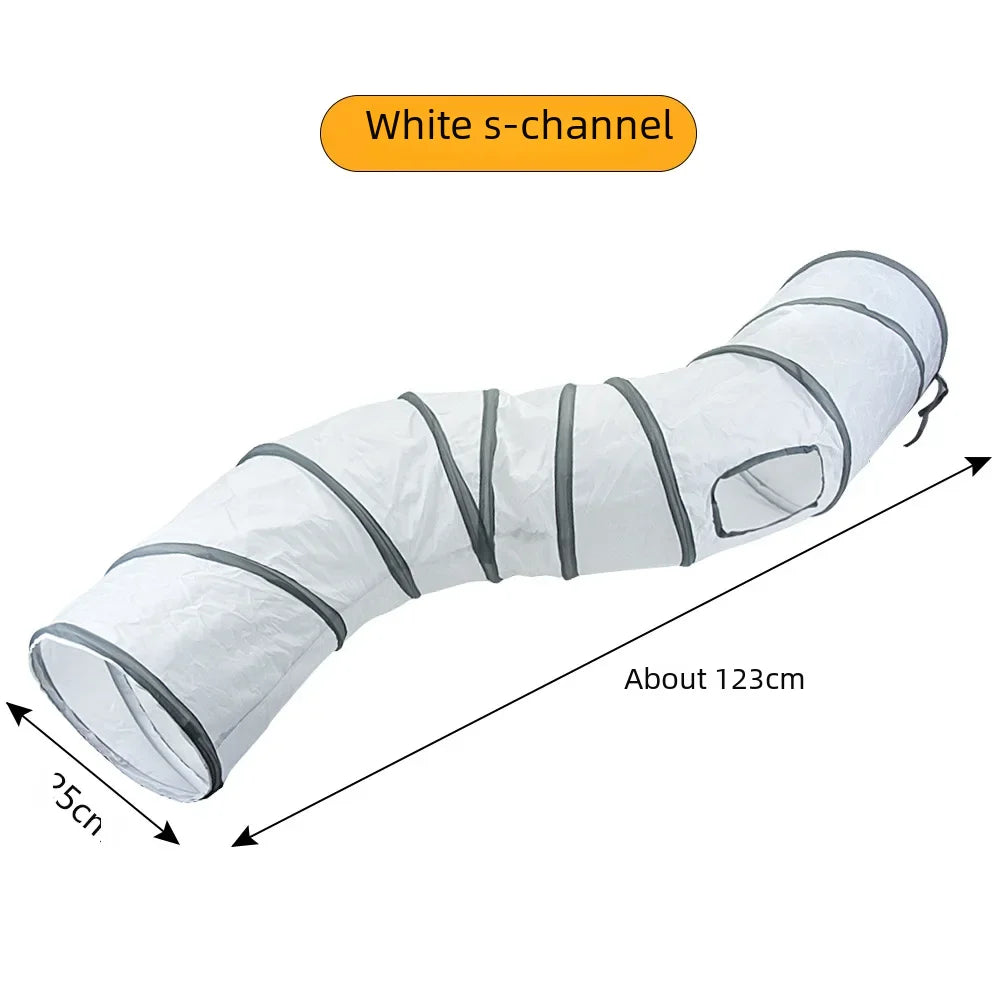 Cat Dragon Tunnel Toy | Engaging Design with Hidden Play Areas for Cats