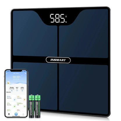 Bluetooth Digital Body Fat Scale with App - 16 Measurements, Syncs with Apple Health & Fitbit