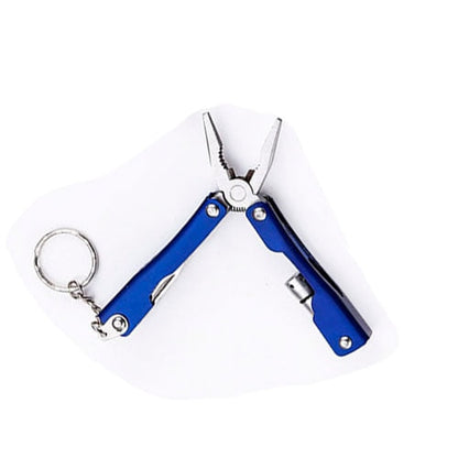 Aluminum Multitool Keychain with 9 Functions for Explorers