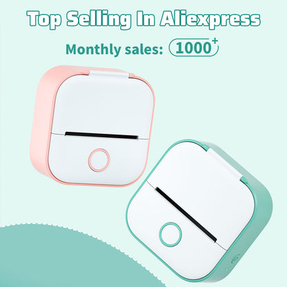 Compact Mini Photo Printer – Ink-Free Thermal Printing for On-the-Go