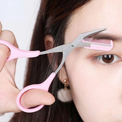Precision Brow Trimming Scissors for Flawless Shaping