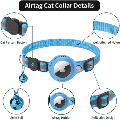 GPS Cat Tracking Collar with Airtag - Anti-Loss Device
