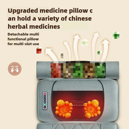 Portable Full Body Massage Mattress with Heat, Vibration, and Kneading