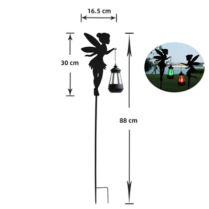 Solar-Powered Garden Watering Can Light – IP55 Waterproof Metal Hanging Lamp
