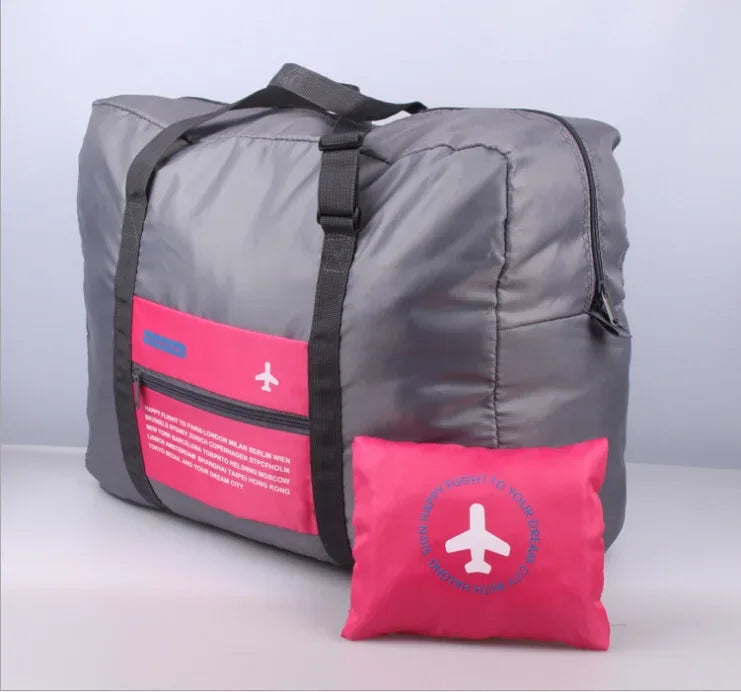 Foldable Travel Bag made of Oxford Fabric | Waterproof & Odor Resistant | 42 x 38 x 20 cm | Unisex
