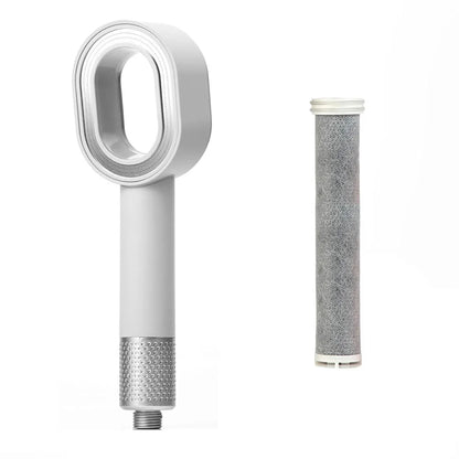 Round Handheld Showerhead with High Pressure and Water-Saving Filter