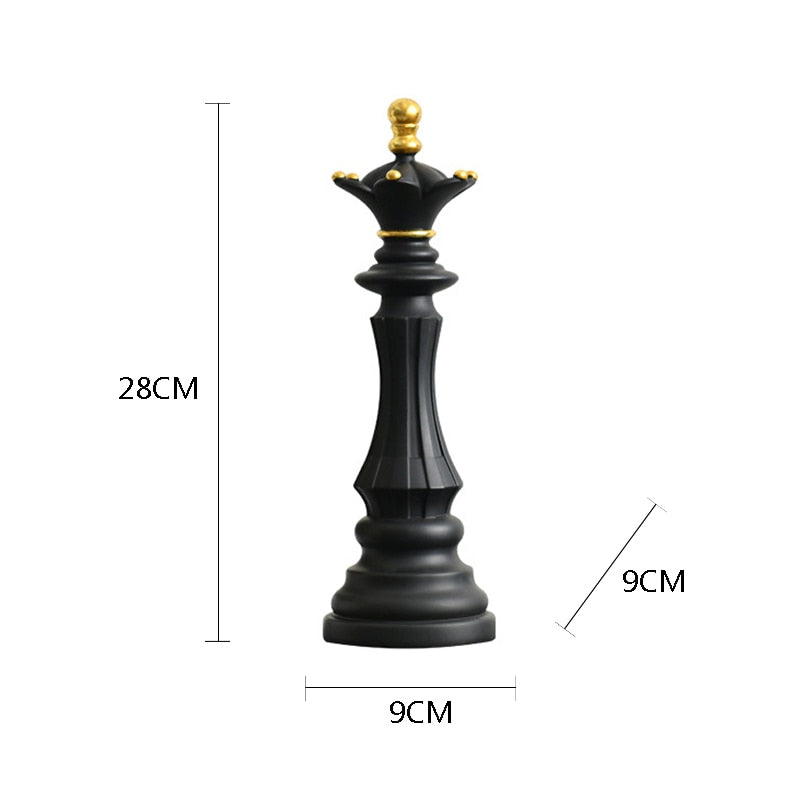 Handcrafted Chess Piece - GrandCheck Design for Home Decor