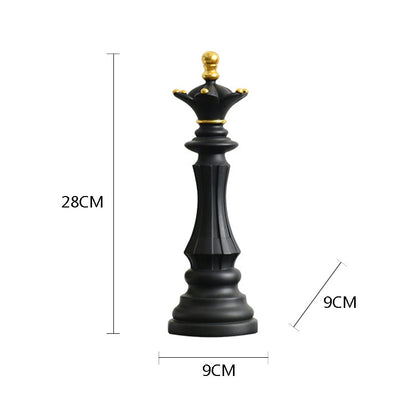 Handcrafted Chess Piece - GrandCheck Design for Home Decor