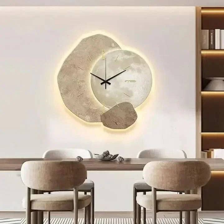 Wooden Modern Wall Clock – Stylish Timepiece for Home Decor