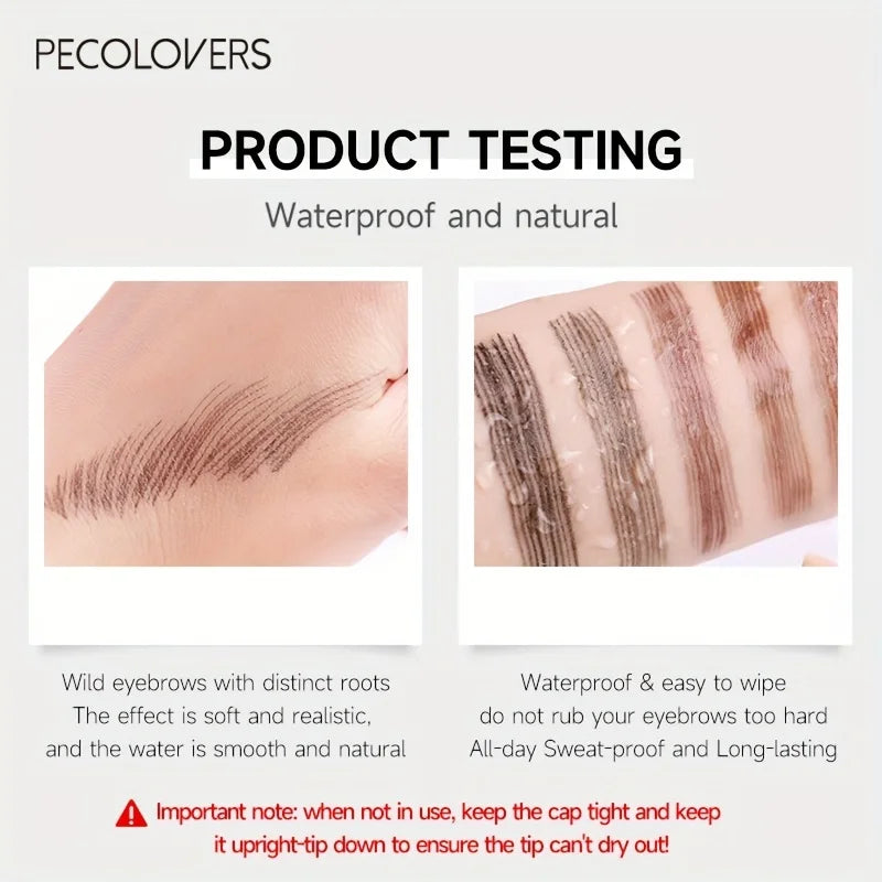 Precision Brow Pen - Waterproof with 4-Prong Technology - 6 Colors Available