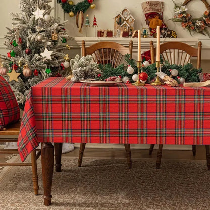 Christmas Checkered Tablecloth – Last Day Discount