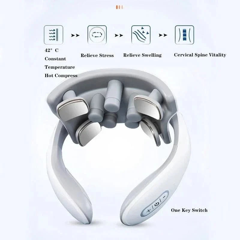 Heated Neck Massager for Daily Comfort and Pain Relief