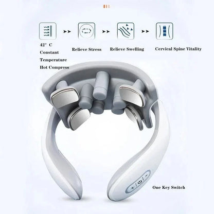 Heated Neck Massager for Daily Comfort and Pain Relief