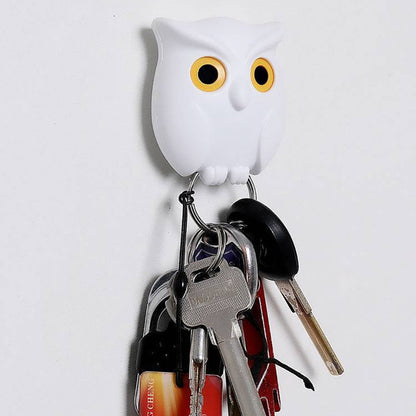 Charming Animal Keychain Organizer Hook with Magnetic Design