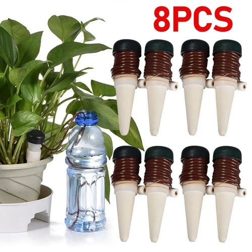 Self-Watering Kit with Intelligent Water Supply – 8 Drip Tips