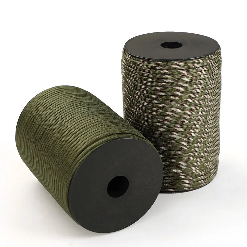 100m Military 550 Paracord Rope – 9-Core Survival Cord for Outdoor Use