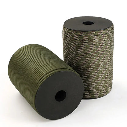 100m Military 550 Paracord Rope – 9-Core Survival Cord for Outdoor Use