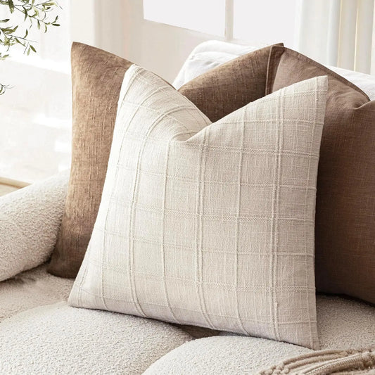 Chenille Cushion Cover in Bohemian Style