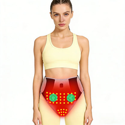 Women’s Heated Briefs with Red Light Therapy – Period Heating Underwear, 3 Heat Settings & Lower Abdomen Comfort