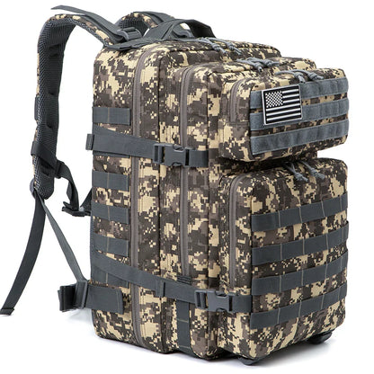 45L Camo Tactical Backpack for Military Use