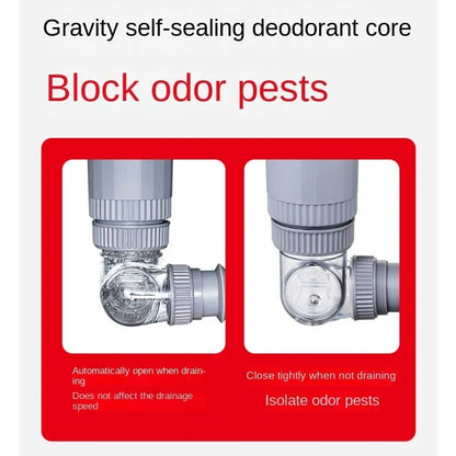 Universal Overflow Drain Kit with 360-Degree Flexibility