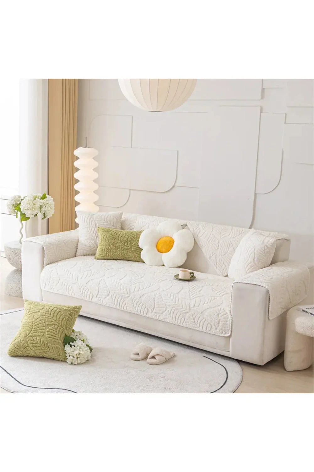 Stylish Scandinavian Sofa Protector | CozyNest
