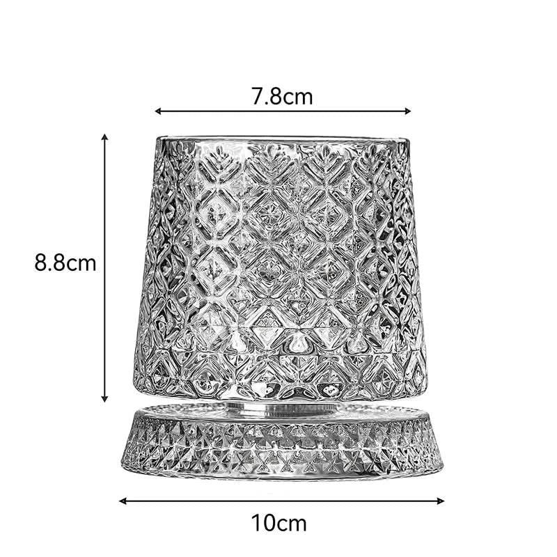 Modern Bar and Lounge Style Spinning Whisky Glass