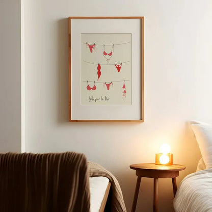 Wall Art featuring Bikini Design