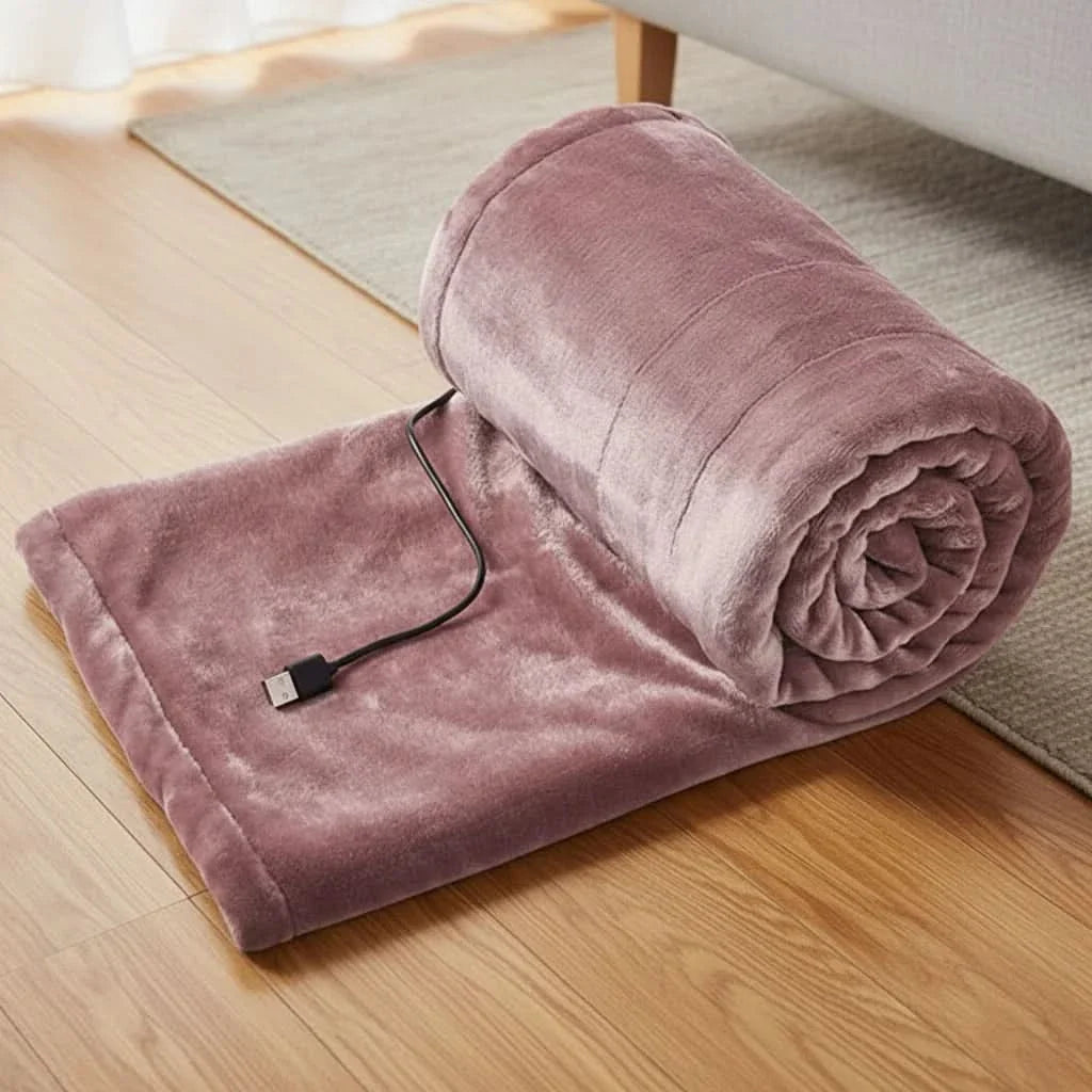 Electric Heated Blanket for Comfort at Home and on the Go