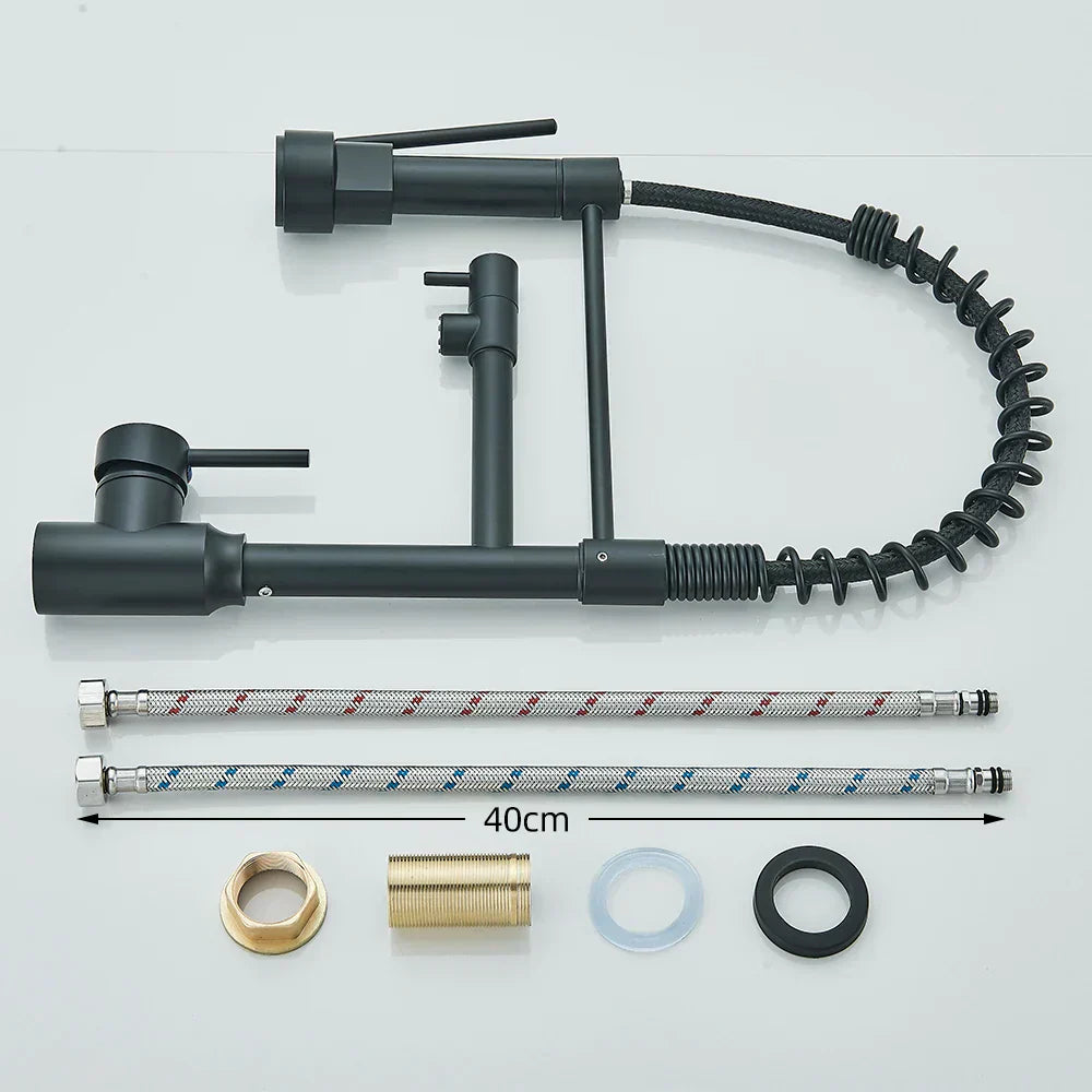 Kitchen Faucet with Dual Outlet